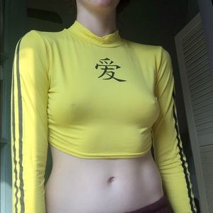 Cropped Long sleeved shirt